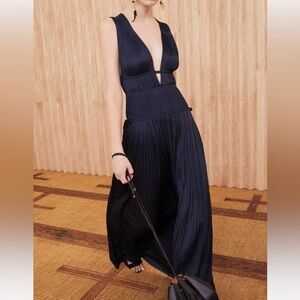 NWT Ulla Johnson Navy Blue Gown